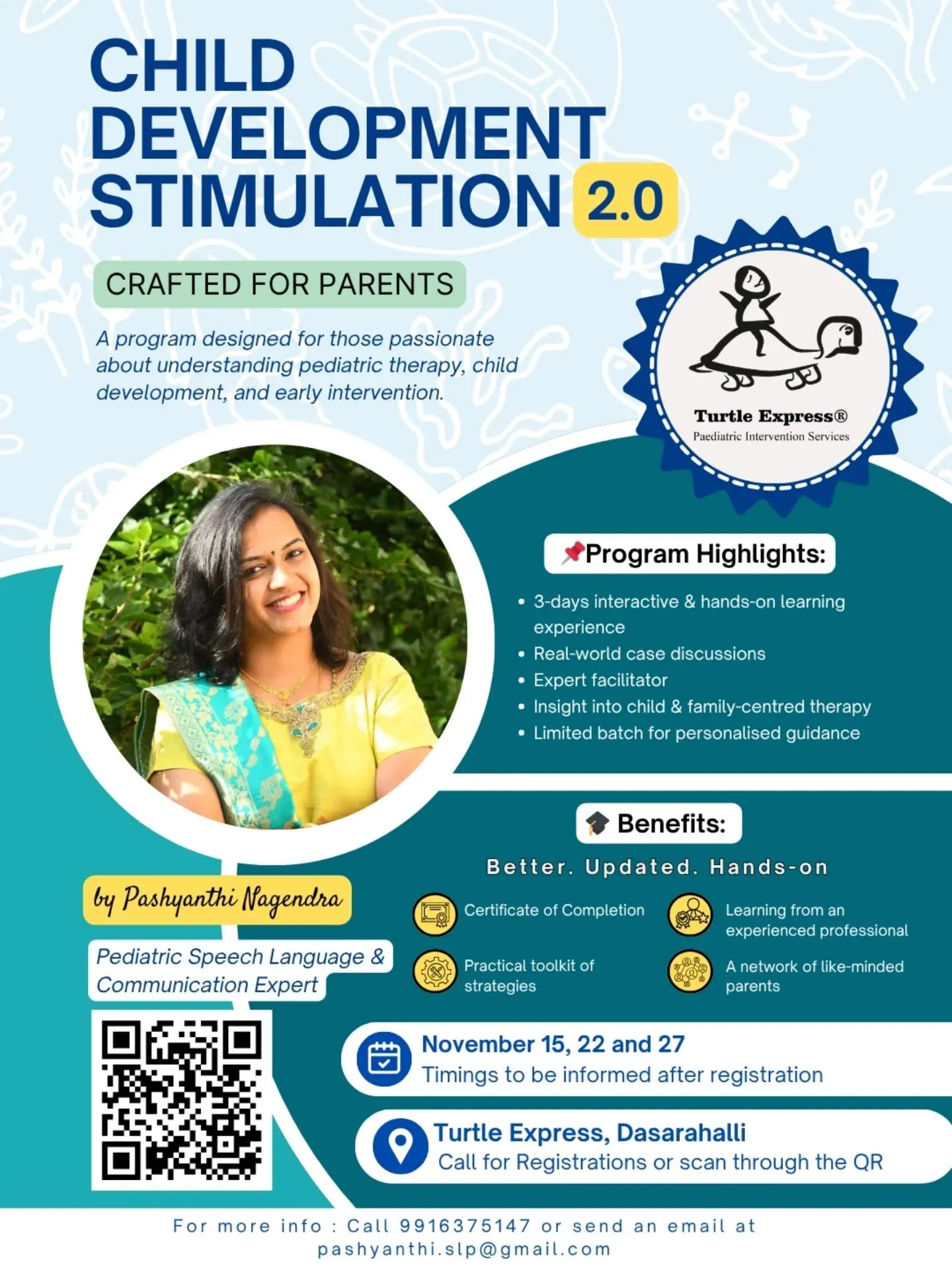 Turtle Express poster: CDS 2.0 parent programme