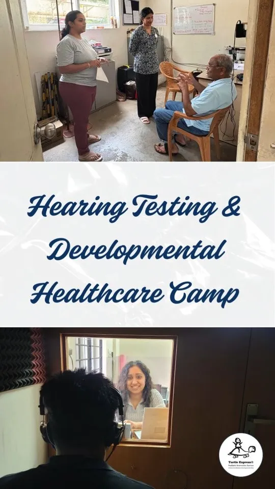 Turtle Express poster: Hearing awareness camp
